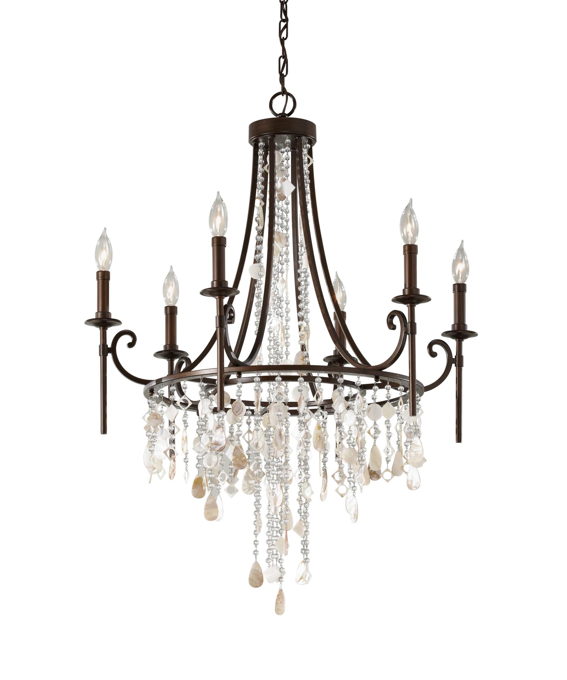 Murray Feiss F26606 Cascade 28 Inch Chandelier Capitol Lighting 1